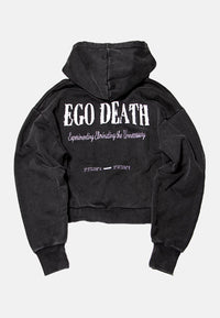 Zip Hoodie Herren Oversize Flatlay - Rückseite des Hoodies