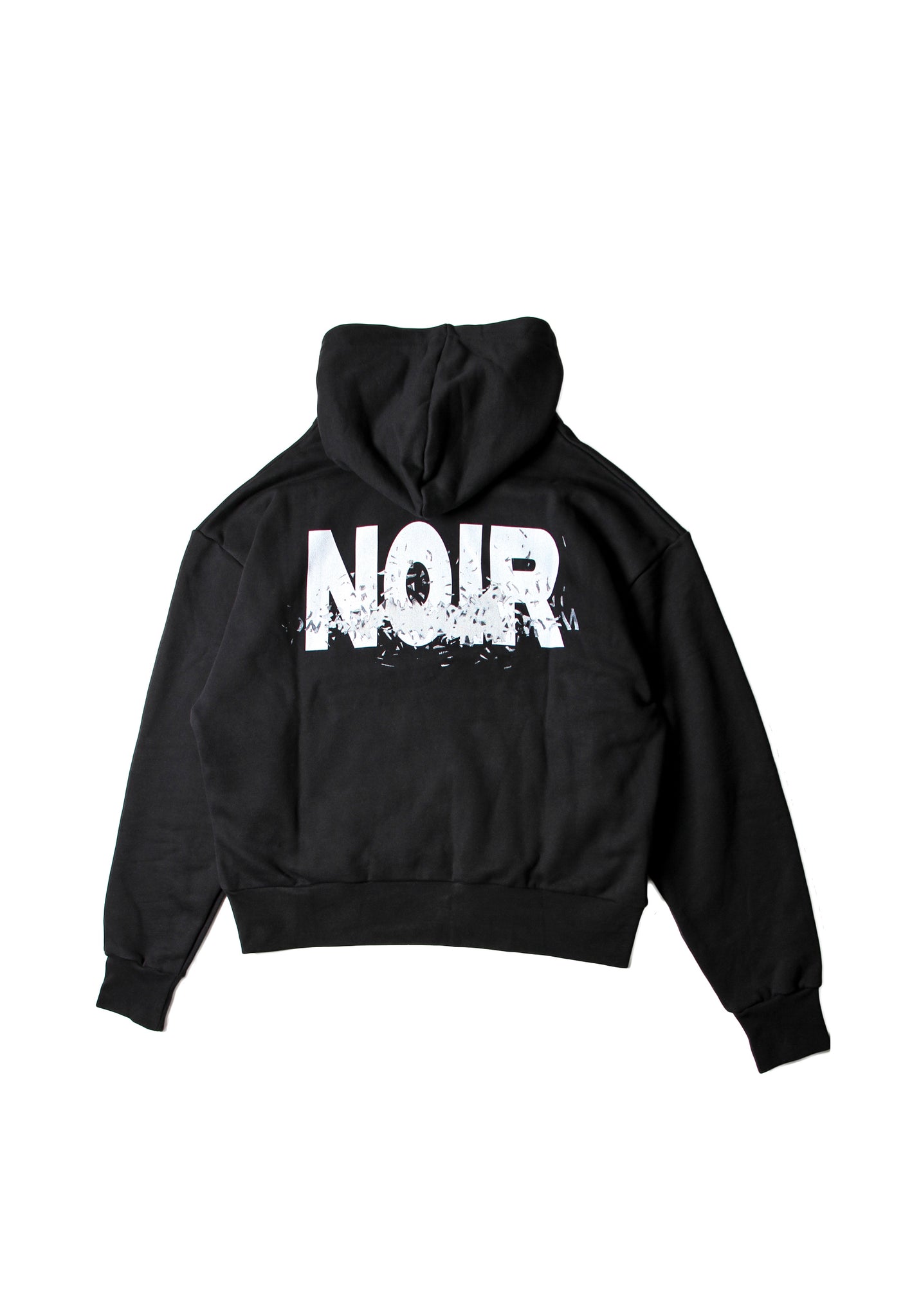 Oversized fit Signature Noir Print Hoodie pack shoot back view media